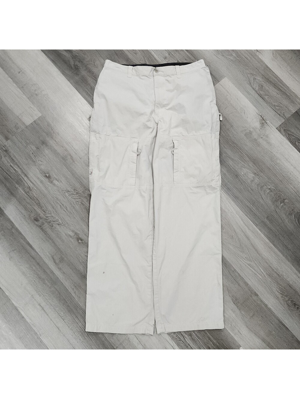 Polo Jean Ralph Lauren Baggy Cargo Pants Skate Rave Outdoor Y2K Parachute 34x32